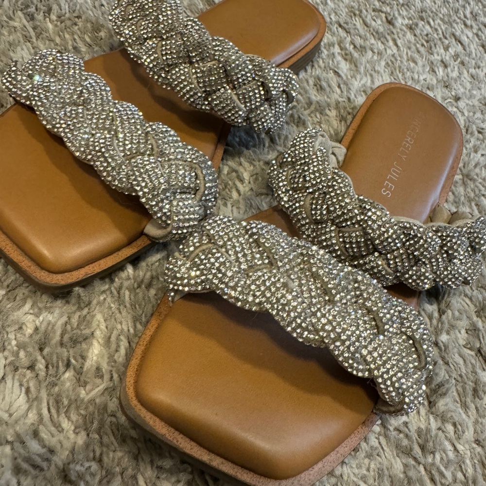 Glitter sandals